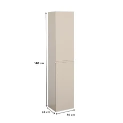 Colonne de salle de bain SORRENTO à suspendre 140cm
