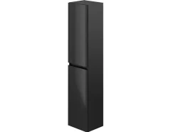 Colonne de salle de bain NELI 2 portes 140x30x27 cm gris anthracite T-BATH