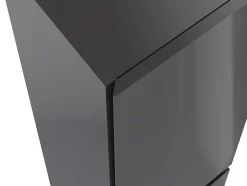 Colonne de salle de bain NELI 2 portes 140x30x27 cm gris anthracite T-BATH