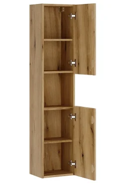 Colonne de salle de bain suspendue 30 x 140 cm NOVA chêne Coast Evoke