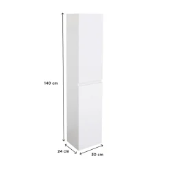 Colonne de salle de bain SORRENTO à suspendre 140cm