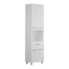 Colonne de salle de bain sur pied - 180 cm - Blanc - MINELA