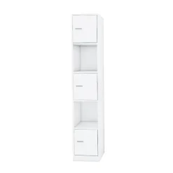 Colonne de salle de bain - Anne - Blanc - 180 x 33 x 30 cm
