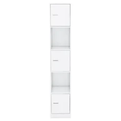 Colonne de salle de bain - Anne - Blanc - 180 x 33 x 30 cm