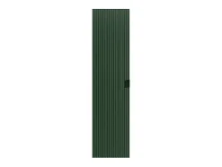Colonne de salle de bain suspendue striée - Vert mat - H140 cm - ZEVINI