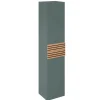 Colonne de salle de bains à suspendre 2 portes ouverture droite l.35 x H.160 x P.31,2 cm vert toundra, Decotec Archi