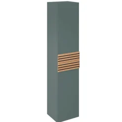 Colonne de salle de bains à suspendre 2 portes ouverture droite l.35 x H.160 x P.31,2 cm vert toundra, Decotec Archi