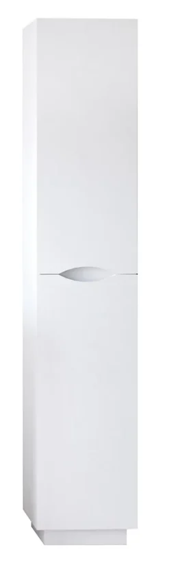 Colonne de salle de bains simple à poser H.180 x P. 30 x l.35 cm, blanc, Palermo