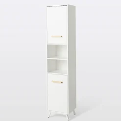 Colonne de salle de bains GoodHome Ladoga blanc L. 40 x H. 190 x P. 36 cm
