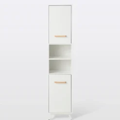 Colonne de salle de bains GoodHome Ladoga blanc L. 40 x H. 190 x P. 36 cm