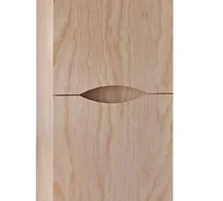 Colonne de salle de bains simple à poser H.180 x P. 30 x l.35 cm, décor bois, Palermo