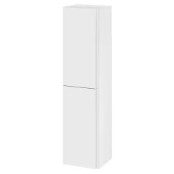 Colonne de salle de bains blanc mat 2 portes l.40 x H.160 x P.36 cm Levanna