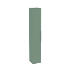 Colonne de salle de bains suspendue 1 porte vert sauge mat l.30 cm x H.183 x P.30 cm, Pamili