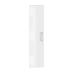 Colonne de salle de bains suspendue blanc l.27,5 x H.112 x P.32 cm, Opah