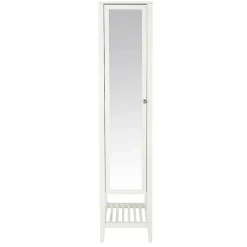 Colonne de salle de bains à poser avec miroir blanc mat l.40,2 x H.185 x P.36,1 cm, GoodHome Perma
