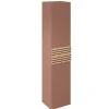 Colonne de salle de bains à suspendre ouverture droite Archi terracotta mat H. 160 x L. 35 cm