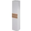 Colonne de salle de bains à suspendre ouverture gauche Archi blanc mat H. 160 x L. 35 cm