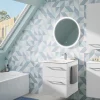 Colonne de salle de bains H.85 cm blanc Selva Geberit