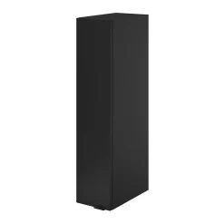 Colonne de salle de bains suspendue faible largeur noir mat l.20 x H.90 x P.36 cm, GoodHome Imandra