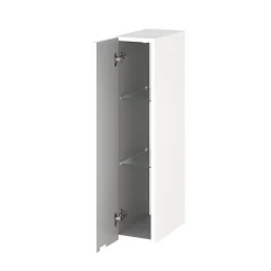 Colonne de salle de bains suspendue faible largeur blanc mat l.20 x H.90 x P.36 cm, GoodHome Imandra