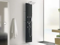 Colonne Hydromassante AQUAGLASS en verre - AQUAGLASS Couleur Perle Noire