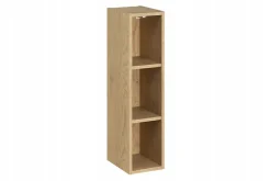 Colonne murale ouverte pour salle de bains DALIA chêne cremona 20 x 80 cm