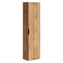 Colonne murale salle de bain 1 porte Adriel Bois