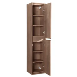 Colonne salle de bain 160 cm chêne brun Aquaroca