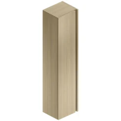 Colonne salle de bains effet chêne l.35 x H.150 x P.30 cm, Pura+