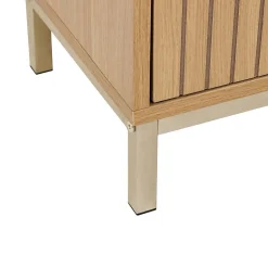 Colonne Tasso 1 porte effet bois naturel - Beige- 5five