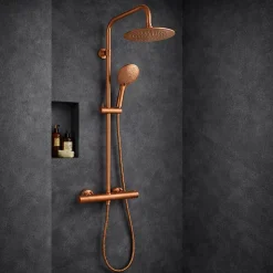 Colonne thermostatique, cuivre, Essebagno Essegoia II