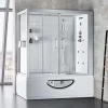 Combi Balneo douche Hammam CBH PUR WHITE Archipel 179x97 - DROITE