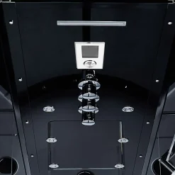 Combi Balneo douche Hammam CBH BLACK Archipel 179x97 - GAUCHE