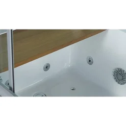 Combi Balneo douche Hammam CBH PUR WHITE Archipel 179x97 - GAUCHE