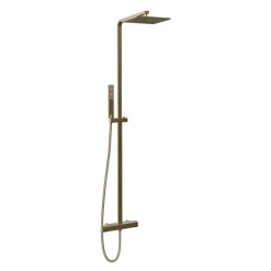 Combiné de douche et douchette SQUARE - Doré