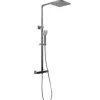 Combiné de douche et douchette SQUARE - Chromé