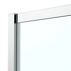 Complément d'ouverture l.40 x H.195 cm, bandes miroir, profilés alu chrome, GoodHome Ledava