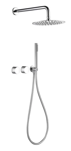 Composition de douche SC34 en laiton chromé collection Erymanthe