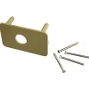Contre-plaque 744V pour verrou V136 - ASSA ABLOY VACHETTE Jaune/Doré