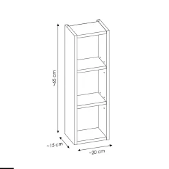 Cube de rangement - 20 x 65 cm - BOLD BLACK