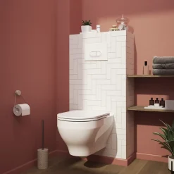 Cuvette WC suspendu compact GoodHome Cavally