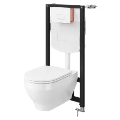 Cuvette WC suspendu compact GoodHome Cavally