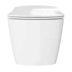 Cuvette WC suspendu en céramique, l.36 x H.35,5 x P.50 cm, blanc, GoodHome Levanna
