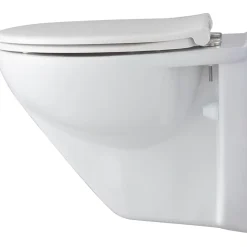 Cuvette WC suspendu PMR surélevée sans bride - AUSTIN