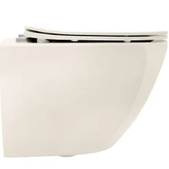 Cuvette Wc Suspendue Rea Carlo Mini Rimless Ecru