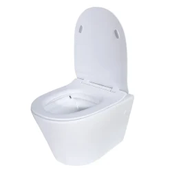 Cuvette WC suspendue sans bride, effet Vortex, GoodHome Fuerte
