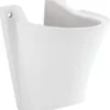 Demi colonne de lavabo Jade céramique traditionnelle SANINDUSA blanc