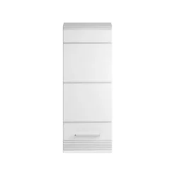 Demi colonne de salle de bain Blanc laqué KLEANKIN
