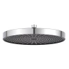 Douche de tête 1 jet ronde, diamètre 30 cm, noir/chrome (SATBSHS81)