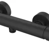 Douche Mitigeur Lavabo Robinet D'evier Finition Noire Poignee Rouge Industriel